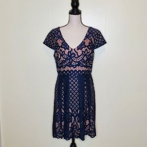 Cap Sleeve Lace Dress